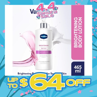 VASELINE - Pro Derma Brightening Body Lotion 465ml