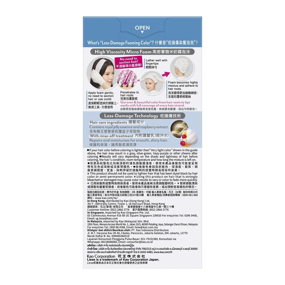 Creamy Bubble Color Aurora Ash Blue 1s