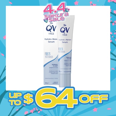 EGO QV - Face Hydrate + Renew Serum (For Firmer & Plumper Skin) 30g