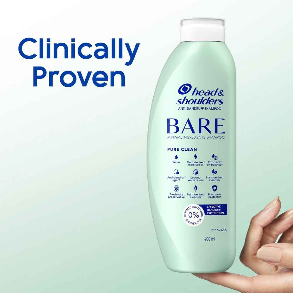 BARE Pure Clean Anti-Dandruff Shampoo 400ml