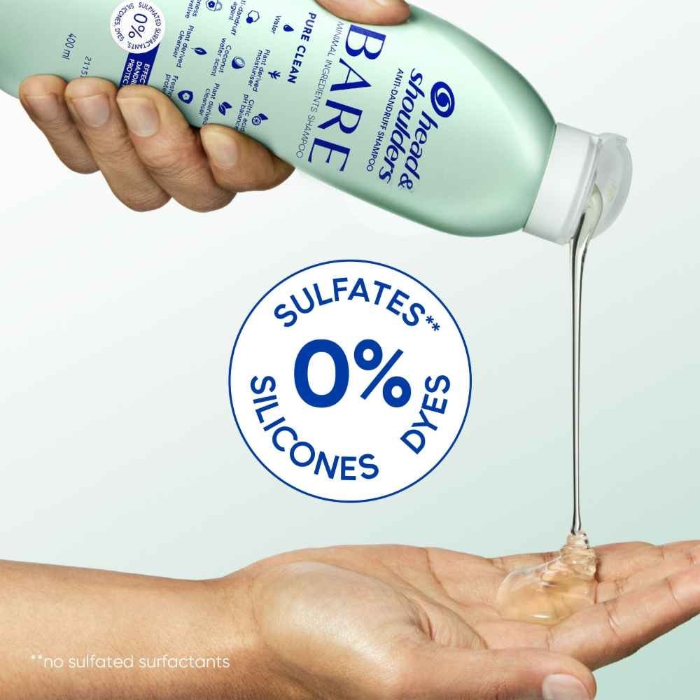 BARE Pure Clean Anti-Dandruff Shampoo 400ml