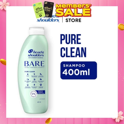HEAD & SHOULDERS BARE Pure Clean Anti-Dandruff Shampoo 400ml