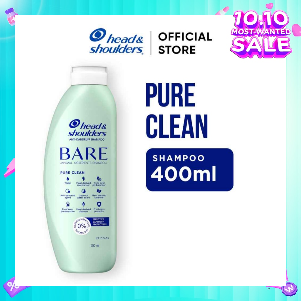 BARE Pure Clean Anti-Dandruff Shampoo 400ml