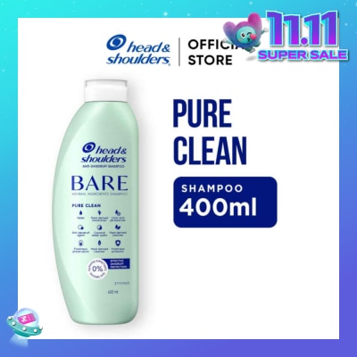 HEAD & SHOULDERS BARE Pure Clean Anti-Dandruff Shampoo 400ml