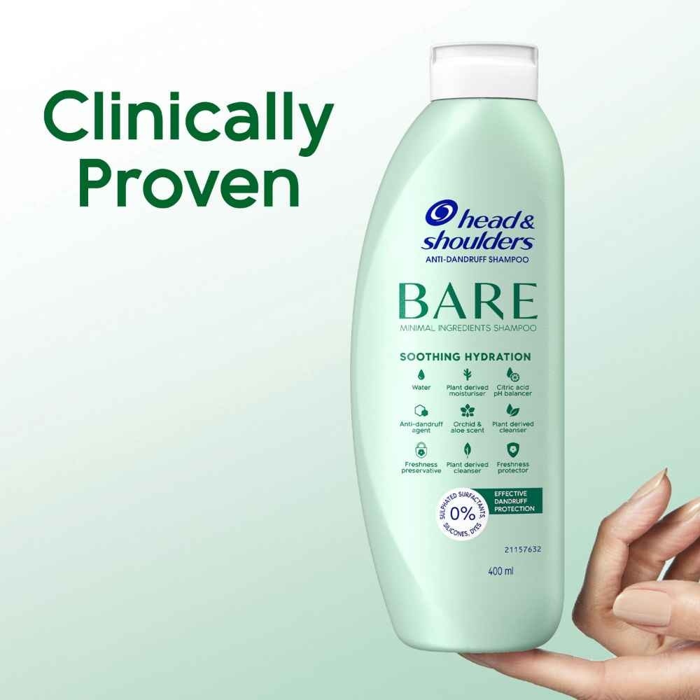 BARE Soothing Hydration Anti-Dandruff Shampoo 400ml