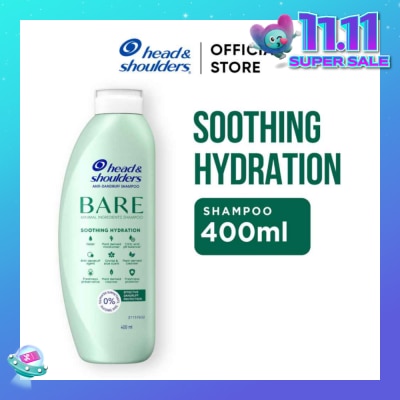 HEAD & SHOULDERS BARE Soothing Hydration Anti-Dandruff Shampoo 400ml