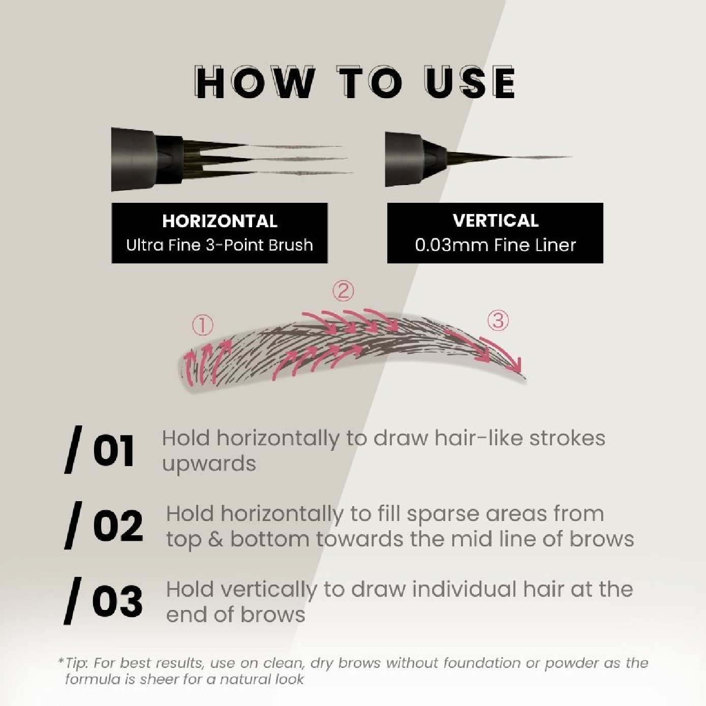 Fake Liquid Eyebrow #02 Soft Brown 0.4ml