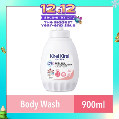 KIREI KIREI Gentle Care Foaming Body Wash Soft Rose 900ml