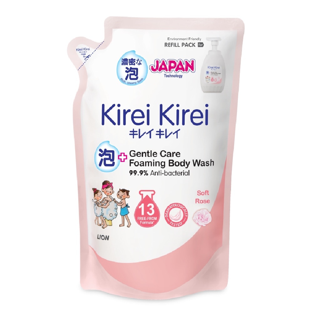 Gentle Care Foaming Body Wash Soft Rose Refill Pack 600ml