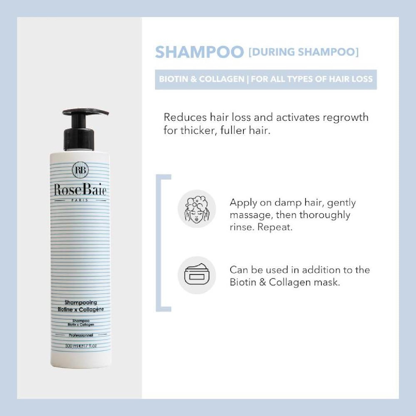 Biotin X Collagen Anti Hair Loss Shampoo 500ml