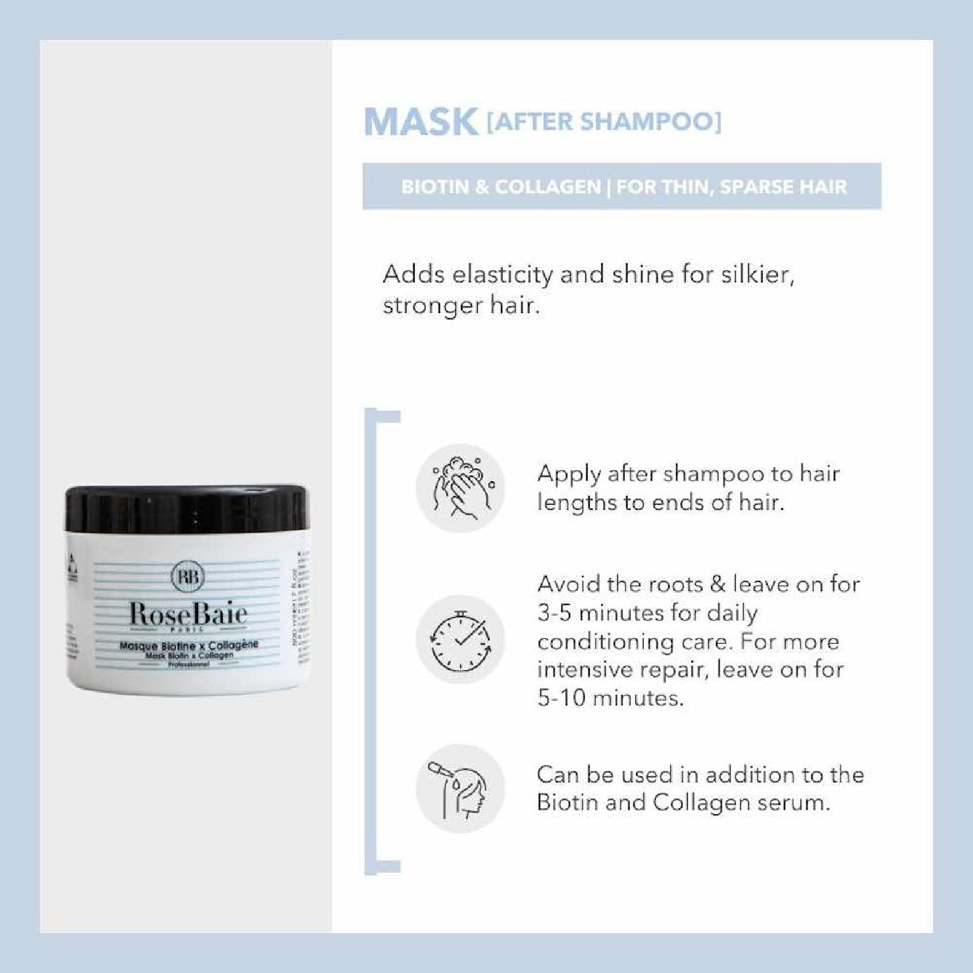 Biotin X Collagen Strengthening Hair Conditioning Mask 500ml