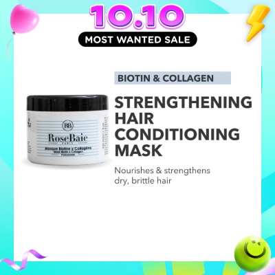ROSEBAIE Biotin X Collagen Strengthening Hair Conditioning Mask 500ml (Expiry: May`2027) image