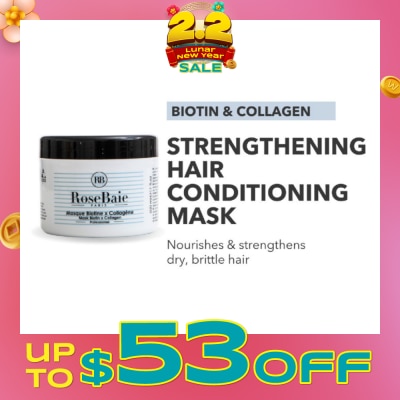ROSEBAIE Biotin X Collagen Strengthening Hair Conditioning Mask 500ml