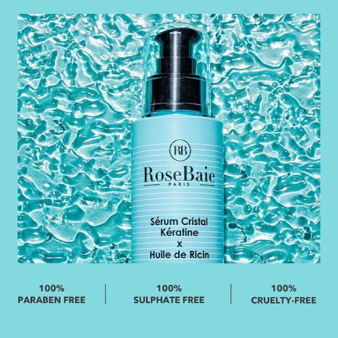 Castor Oil X Keratin Crystal Hair Serum For Thinning Hair 100ml