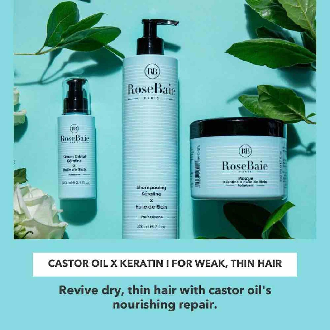 Castor Oil X Keratin Hair Loss Prevention Treatment 10s