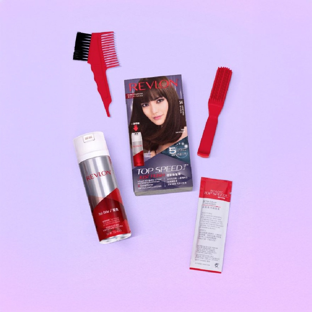 Top Speed Just Push Haircolor #50 Deep Mahogany Brown 140ml