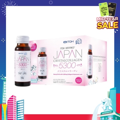 ITOH HANAKO Crystalcollagen 5300mg (Nourishes & Revitalise Skin for Plump & Smoother Skin) 50ml x 16s