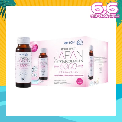 ITOH HANAKO Crystalcollagen 5300mg (Nourishes & Revitalise Skin for Plump & Smoother Skin) 50ml x 16s