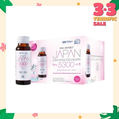 ITOH HANAKO Crystalcollagen 5300mg (Nourishes & Revitalise Skin for Plump & Smoother Skin) 50ml x 16s