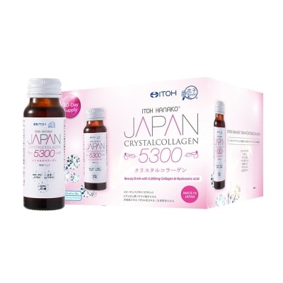 ITOH HANAKO Crystalcollagen 5300mg (Nourishes & Revitalise Skin for Plump & Smoother Skin) 50ml x 16s