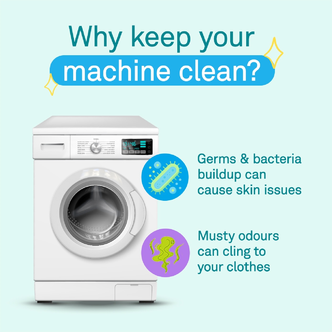 Washing Machine Liquid Cleaner Lavender Scent 250ml