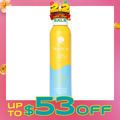 SUNPLAY Sports UV Body Mist SPF 120 (Superior UV Protection, Specially designed for long hours of water & outdoor activities, Solarex-3 Technology) 165ml