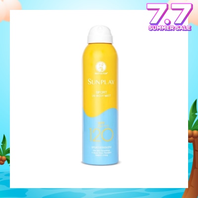 SUNPLAY Sports UV Body Mist SPF 120 (Superior UV Protection, Specially designed for long hours of water & outdoor activities, Solarex-3 Technology) 165ml