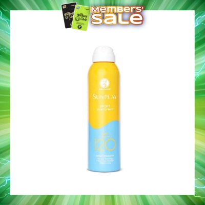 SUNPLAY - Sports UV Body Mist SPF 120 (Superior UV Protection, Specially designed for long hours of water & outdoor activities, Solarex-3 Technology) 165ml