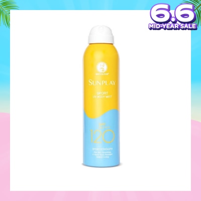 SUNPLAY Sports UV Body Mist SPF 120 (Superior UV Protection, Specially designed for long hours of water & outdoor activities, Solarex-3 Technology) 165ml