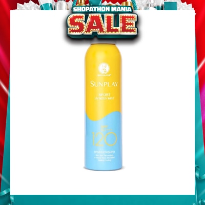 SUNPLAY - Sports UV Body Mist SPF 120 (Superior UV Protection, Specially designed for long hours of water & outdoor activities, Solarex-3 Technology) 165ml