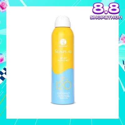 SUNPLAY Sports UV Body Mist SPF 120 (Superior UV Protection, Specially designed for long hours of water & outdoor activities, Solarex-3 Technology) 165ml