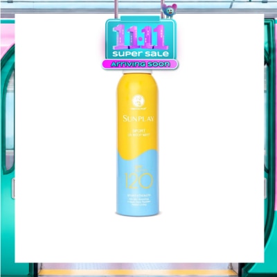 SUNPLAY Sports UV Body Mist SPF 120 (Superior UV Protection, Specially designed for long hours of water & outdoor activities, Solarex 3 Technology) 165ml image