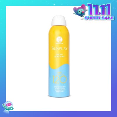 SUNPLAY Sports UV Body Mist SPF 120 (Superior UV Protection, Specially designed for long hours of water & outdoor activities, Solarex-3 Technology) 165ml