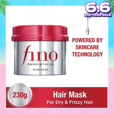 FINO Premium Touch Hair Mask Rinse-off Treatment (Repair + Nourish Dry & Damaged Hair) 230g