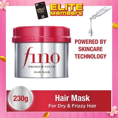 FINO [CNY] Premium Touch Hair Mask Rinse-off Treatment (Repair + Nourish Dry & Damaged Hair) 230g