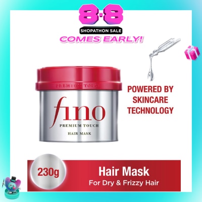 FINO - Premium Touch Hair Mask Rinse-off Treatment (Repair + Nourish Dry & Damaged Hair) 230g