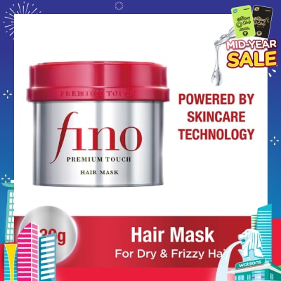FINO Premium Touch Hair Mask Rinse-off Treatment (Repair + Nourish Dry & Damaged Hair) 230g