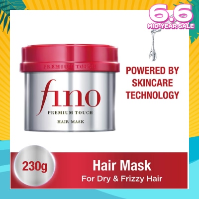 FINO Premium Touch Hair Mask Rinse-off Treatment (Repair + Nourish Dry & Damaged Hair) 230g