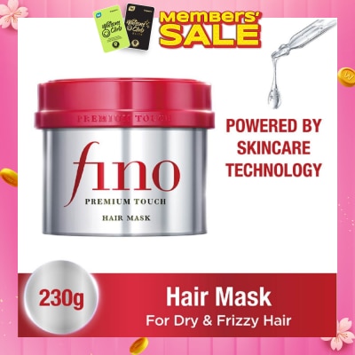 FINO [CNY] Premium Touch Hair Mask Rinse-off Treatment (Repair + Nourish Dry & Damaged Hair) 230g