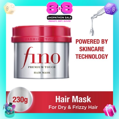 FINO - Premium Touch Hair Mask Rinse-off Treatment (Repair + Nourish Dry & Damaged Hair) 230g