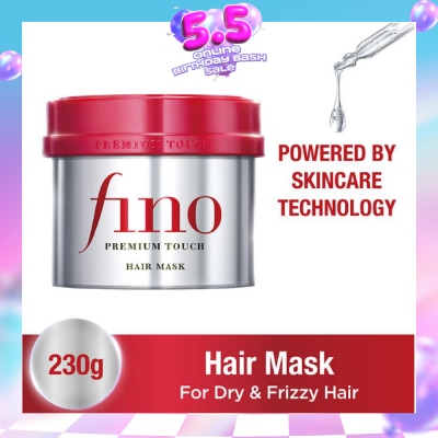 FINO - Premium Touch Hair Mask Rinse-off Treatment (Repair + Nourish Dry & Damaged Hair) 230g