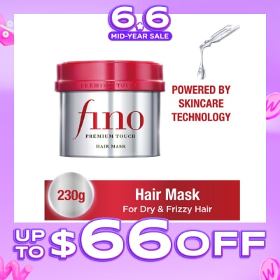 FINO - Premium Touch Hair Mask Rinse-off Treatment (Repair + Nourish Dry & Damaged Hair) 230g