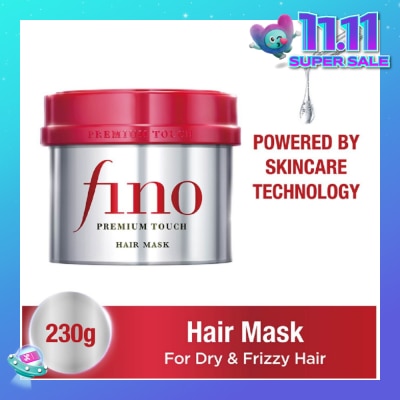FINO Premium Touch Hair Mask Rinse-off Treatment (Repair + Nourish Dry & Damaged Hair) 230g