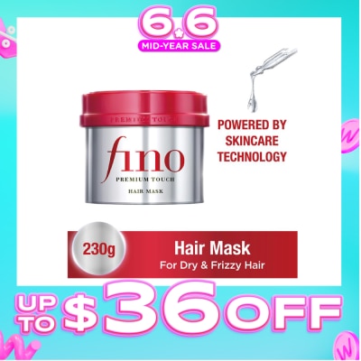 FINO - Premium Touch Hair Mask Rinse-off Treatment (Repair + Nourish Dry & Damaged Hair) 230g