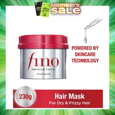 FINO - Premium Touch Hair Mask Rinse-off Treatment (Repair + Nourish Dry & Damaged Hair) 230g