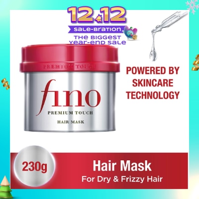 FINO Premium Touch Hair Mask Rinse-off Treatment (Repair + Nourish Dry & Damaged Hair) 230g