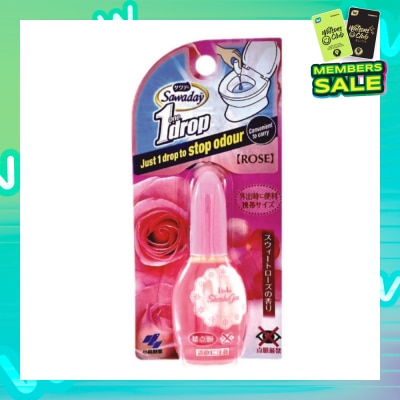 SAWADAY One Drop Rose Mint Scented (Eliminate Odors from Toilet Bowl) 20ml