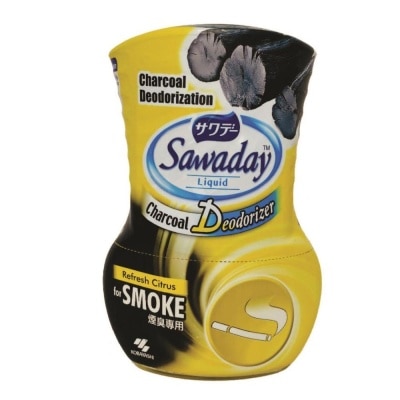 SAWADAY Charcoal Deodorizer Refresh Citrus (Smoke Odor) 350ml