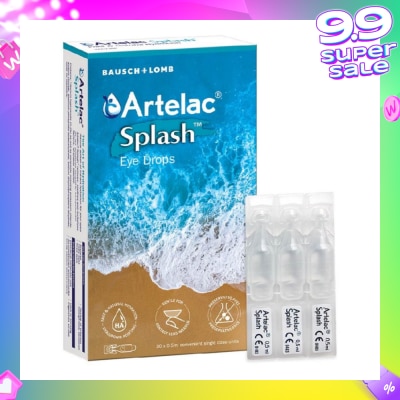 ARTELAC Eyedrop Single Dose Fast & Natural Hydration Gentle for Contact Lens Wearer 0.5ml x 30s