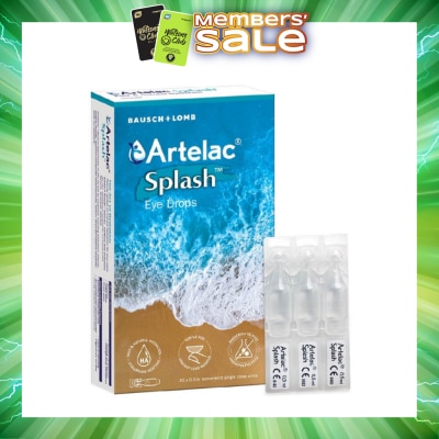 ARTELAC - Eyedrop Single Dose Fast & Natural Hydration Gentle for Contact Lens Wearer 0.5ml x 30s